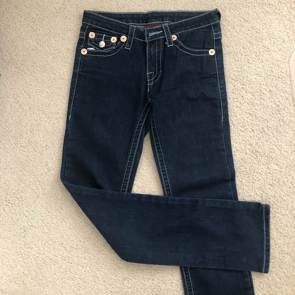 True Religion Bootcut Jeans w/ Sequin Pockets